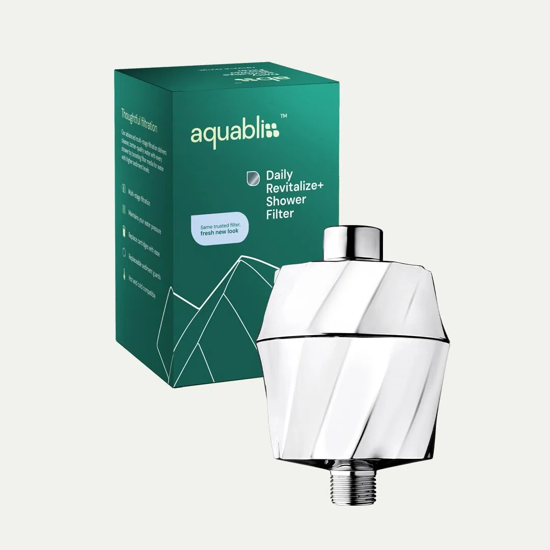 AquaBliss SF400 - Filtro de ducha revitalizante HD, filtración de alto rendimiento, 2 x vitamina C, minerales para cabello, piel y uñas deliciosos, KDF/CS/VC para productos químicos menos agresivos,