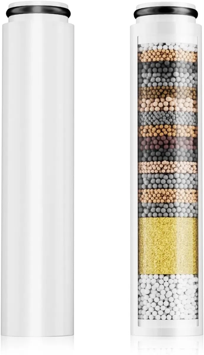 Cobbe Filtro para alcachofa de ducha con ASIN B0CSYYD9HD, B0CXP5WM77, B0CXP12QDQ, filtro de repuesto de 20 capas para agua dura, limpieza y eliminación de cloro y sustancias nocivas