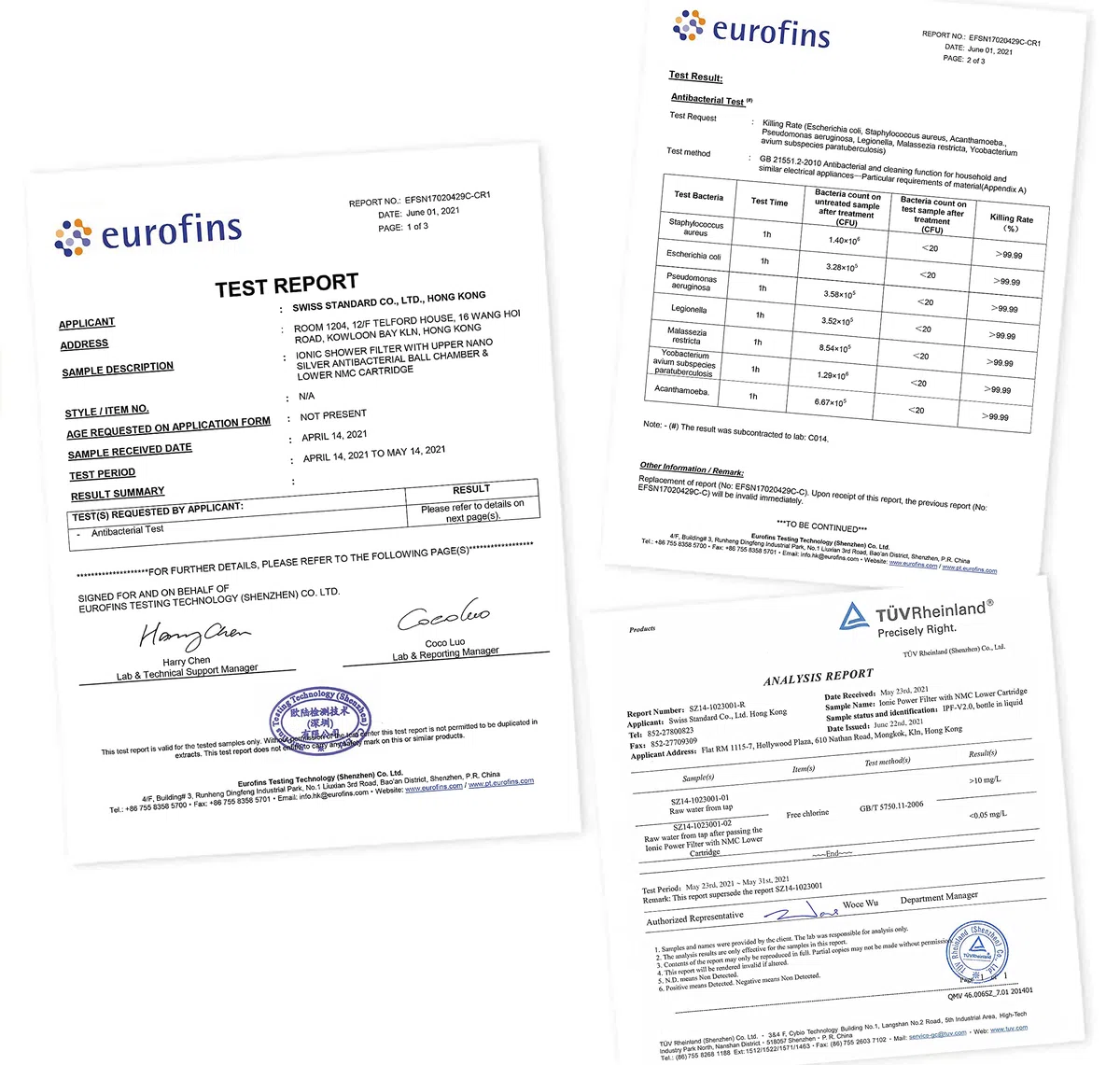 Blu Nmc - Cartucho de repuesto para filtro de ducha Blu Ionic - De mano - Paquete económico de 3 piezas