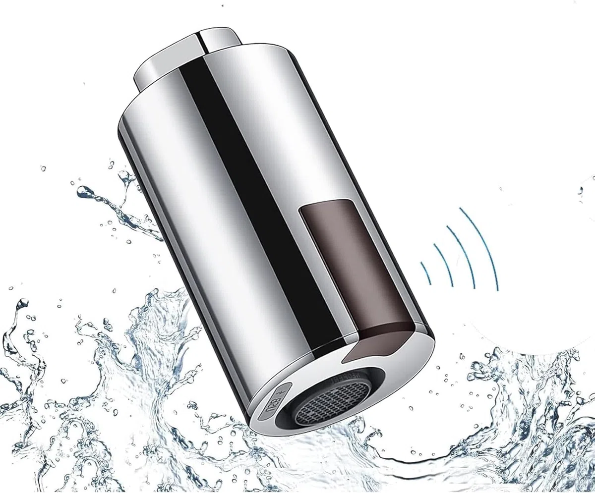 Grifo automático con sensor, cargador USB, grifo inteligente, sin contacto, ahorro de agua, adaptador de grifo adecuado M22 M24