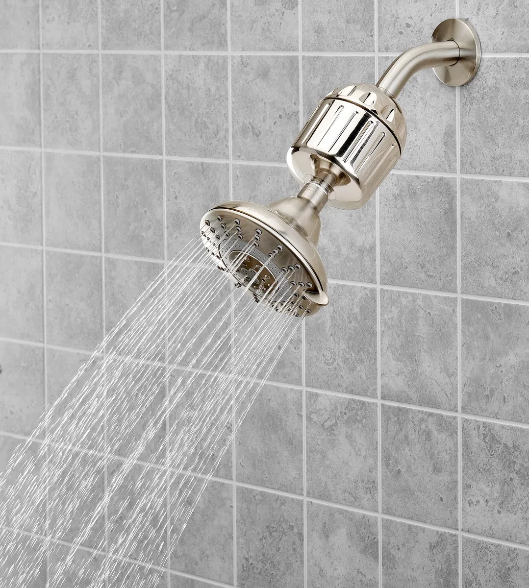 Sprite Showers HO2-BN - Carcasa universal para filtro de ducha (2 unidades, níquel cepillado)