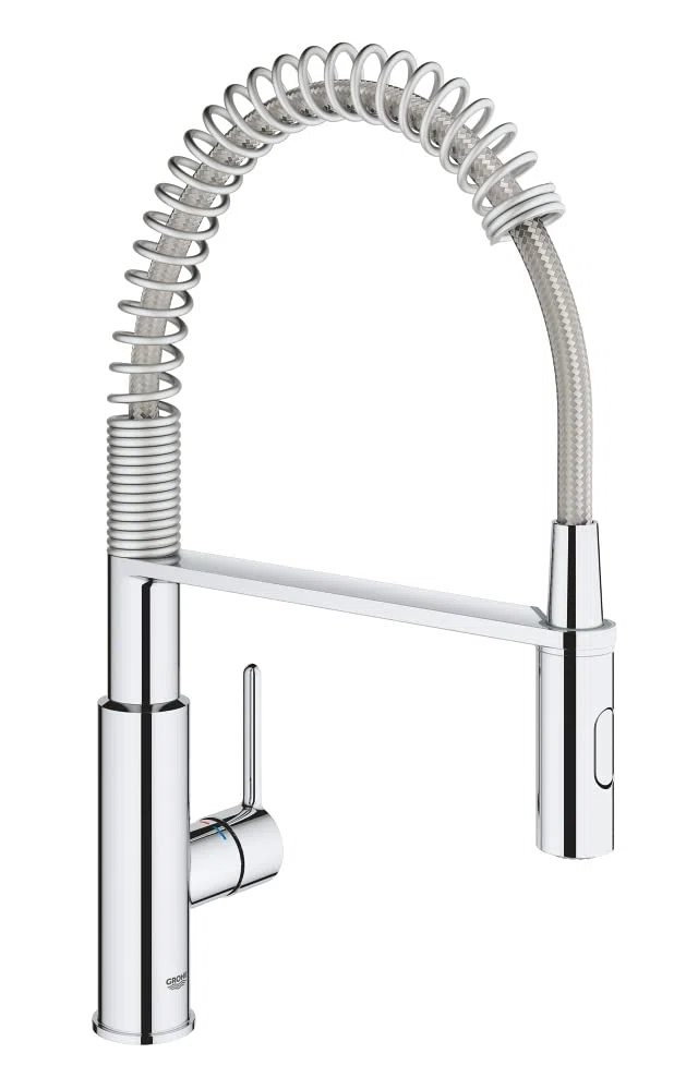GROHE Get Swift Grifo de Cocina Caño Alto Extraíble Cromo 360°