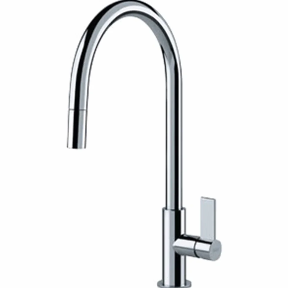 Franke Neptune Monomando Evo Pull-Out Cromo Negro