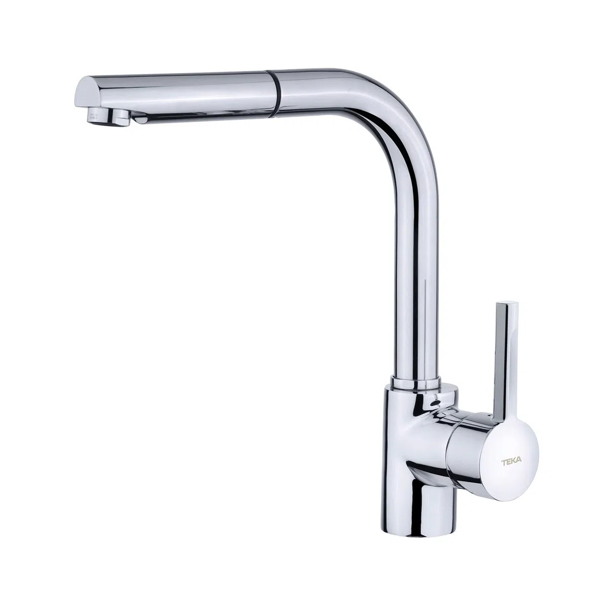 TEKA Grifo de Cocina Monomando Caño Alto Extraíble Aireador Anticalcáreo Cromado ARK 938
