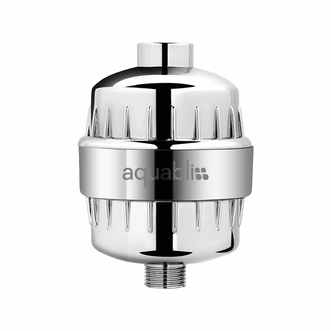 AquaBliss - Filtro de ducha universal de alto rendimiento con cartucho de filtro de repuesto de varias etapas, transforma rápidamente la picazón, el eccema y el acné en cabello, uñas y piel